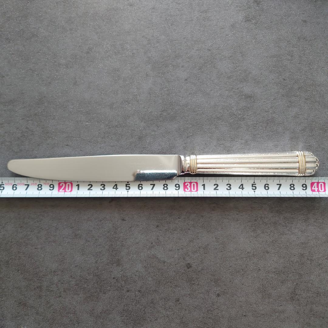 格安 希少 クリストフル アリアゴールドリング テーブルナイフ 3点