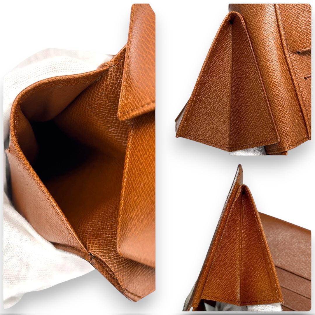 【極美品】ルイヴィトン 二つ折り財布 ポルトフォイユ マルコ モノグラム 箱付