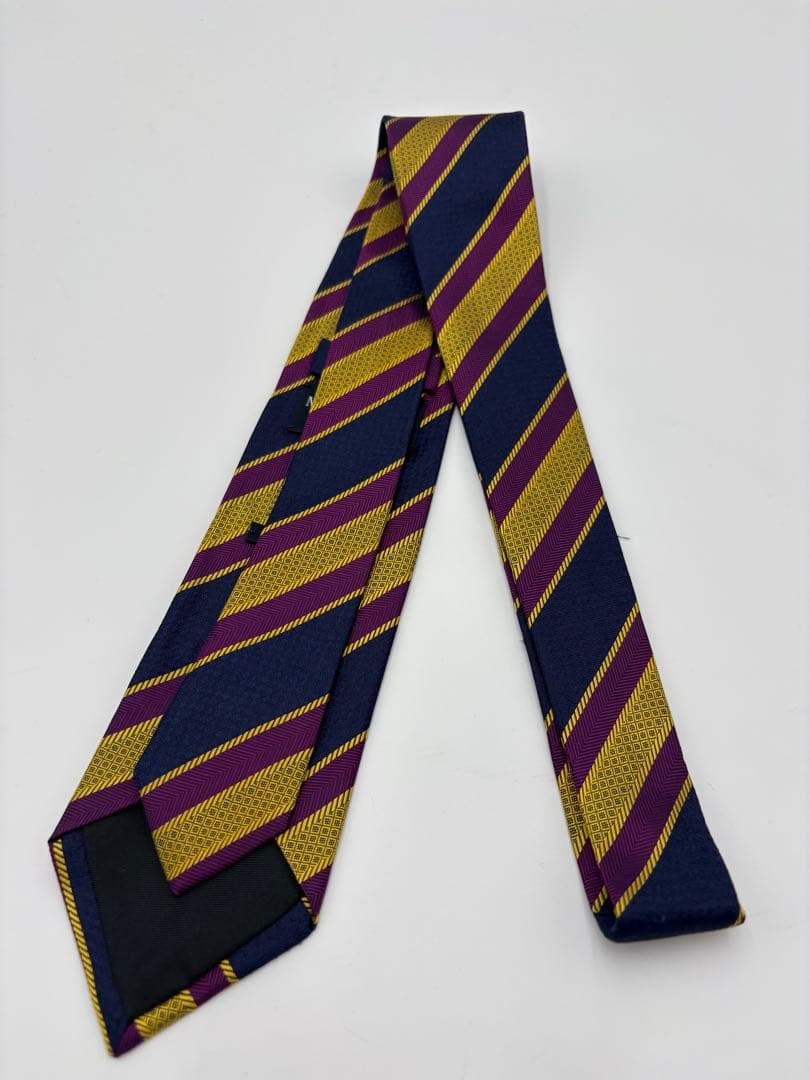 新品未使用　ドレイクス　ネクタイ　Michael J Drake ストライプ