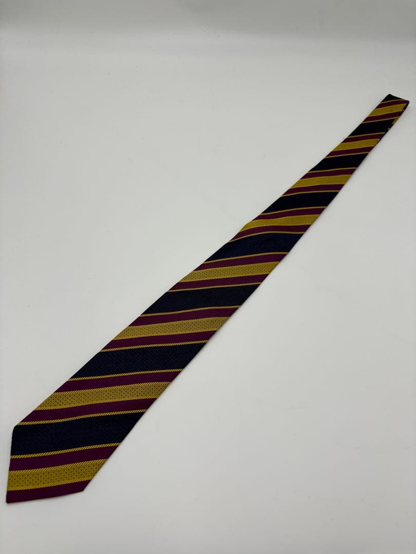 新品未使用　ドレイクス　ネクタイ　Michael J Drake ストライプ