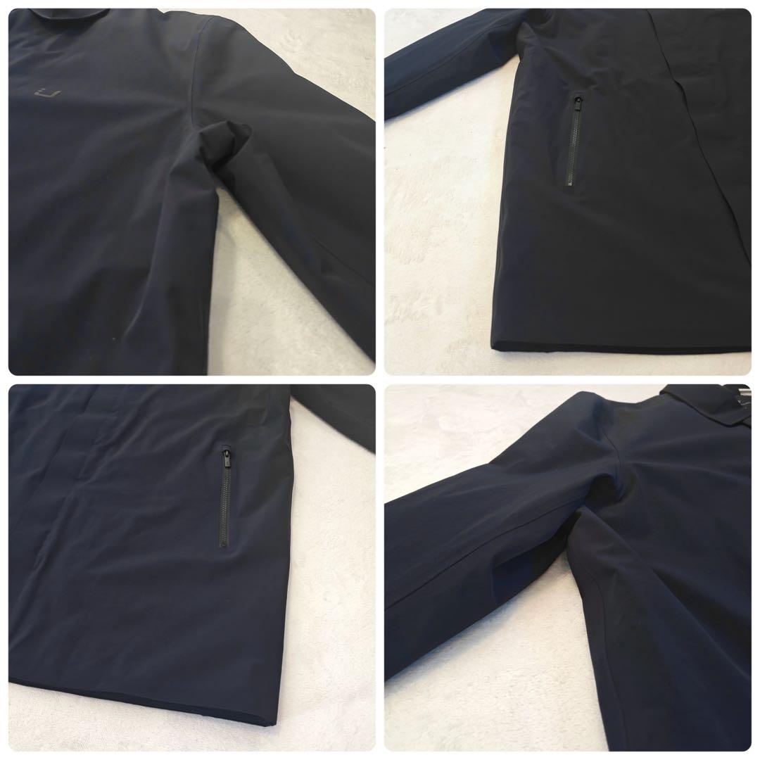 極美品 UBR レギュレーターコート ネイビー ナイロン 高機能中綿 防水透湿