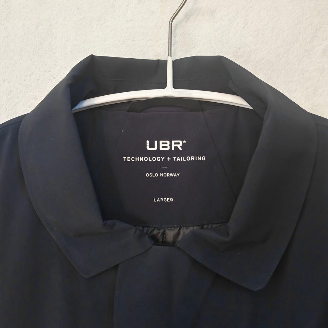 極美品 UBR レギュレーターコート ネイビー ナイロン 高機能中綿 防水透湿