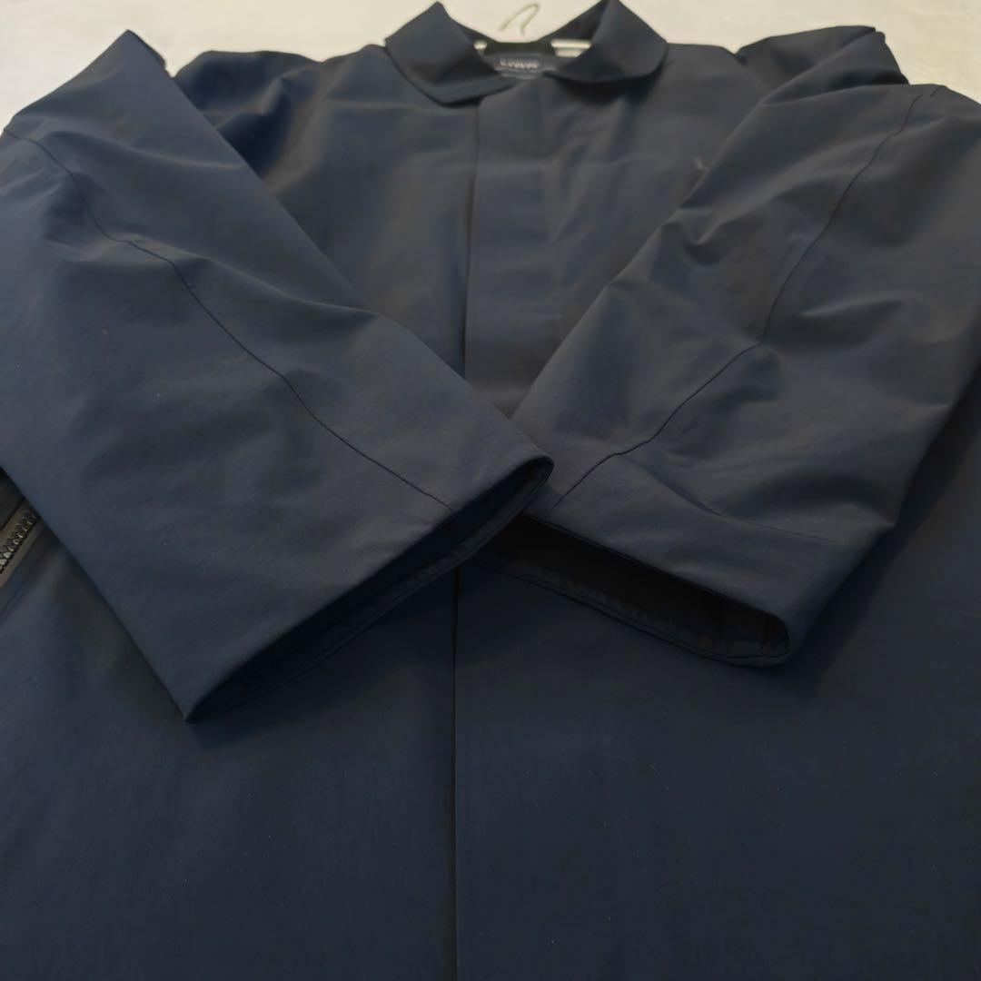 極美品 UBR レギュレーターコート ネイビー ナイロン 高機能中綿 防水透湿