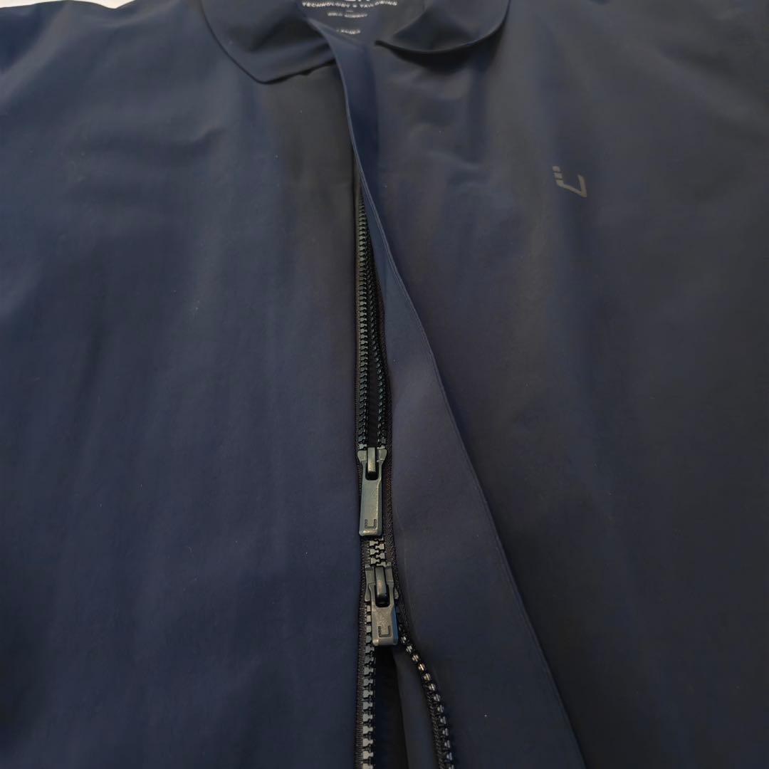 極美品 UBR レギュレーターコート ネイビー ナイロン 高機能中綿 防水透湿