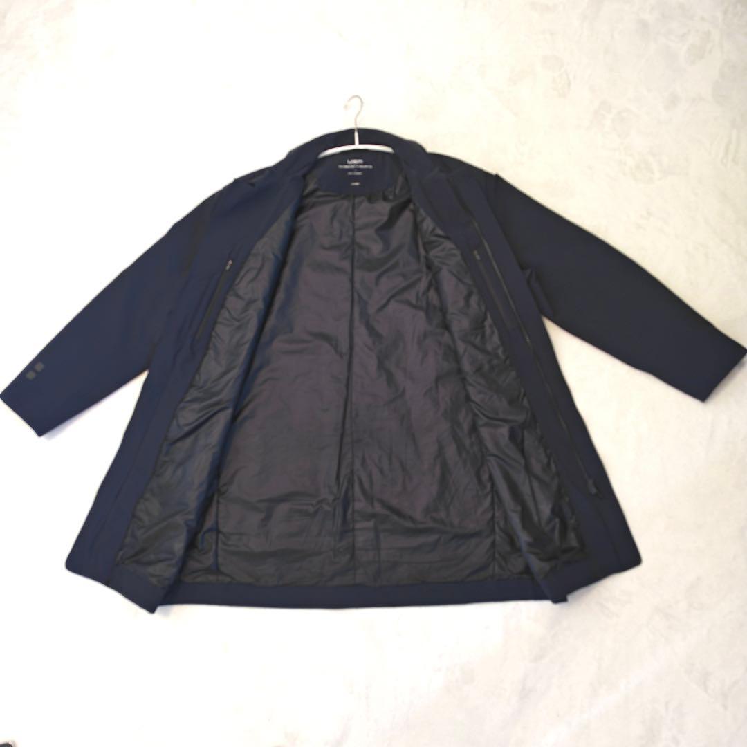 極美品 UBR レギュレーターコート ネイビー ナイロン 高機能中綿 防水透湿