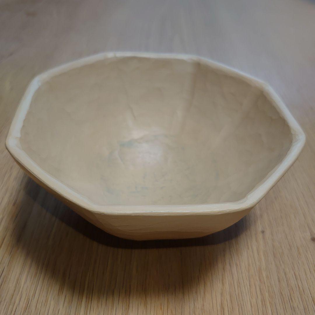 三谷龍二さん　白漆八角鉢