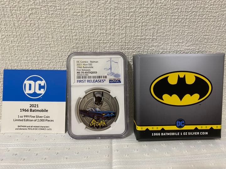 toru　2021　ニウエ　バットマン　1966　　銀貨