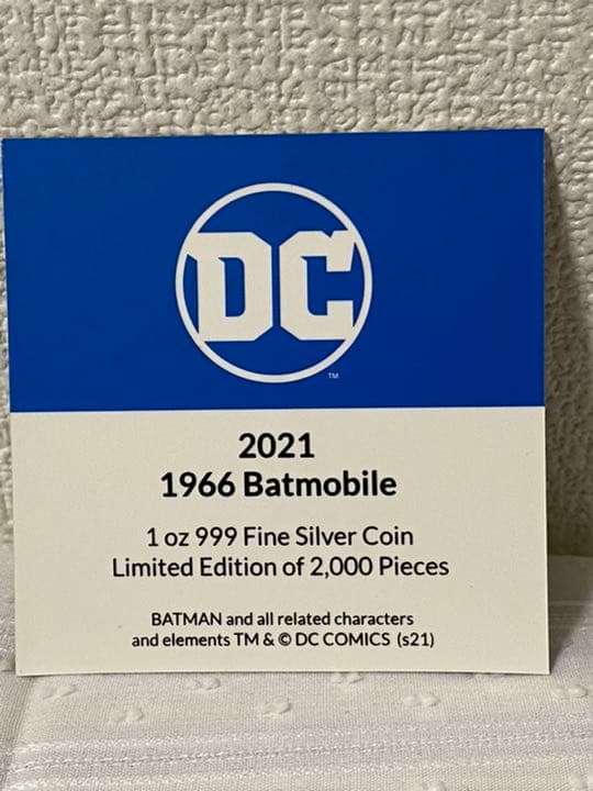 toru　2021　ニウエ　バットマン　1966　　銀貨