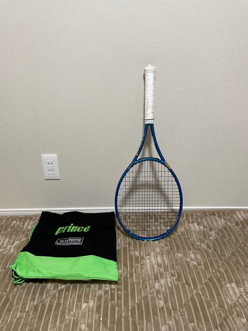 Prince テニスラケット 青 ラケットケース付き