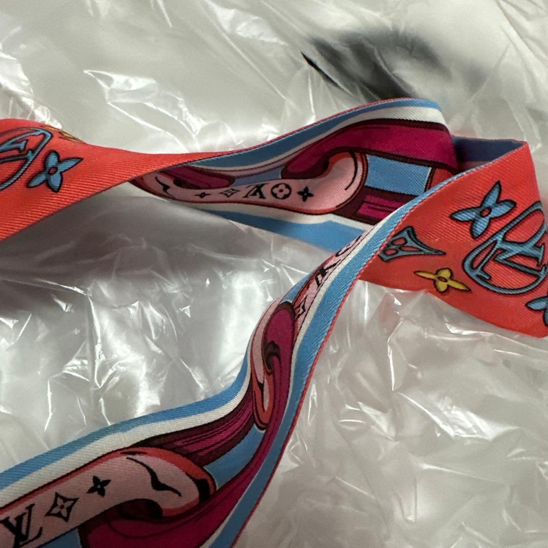 LOUIS VUITTON ビジュエルド シルクスカーフ M77693 美品