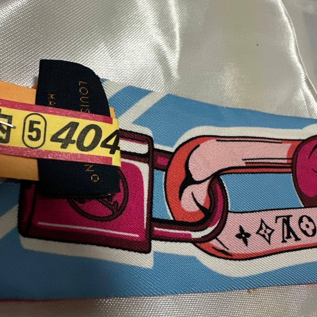 LOUIS VUITTON ビジュエルド シルクスカーフ M77693 美品