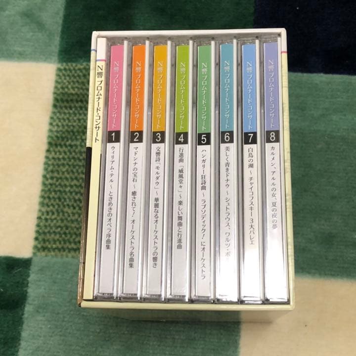 値下げ⭐️N響プロムナードコンサートCD8枚セット/癒されるなつかしの音楽