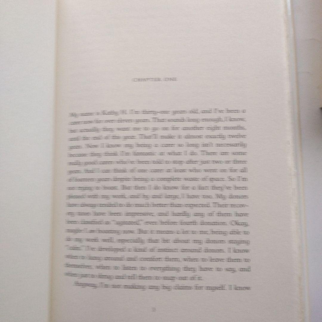 み*か様 わたしを離さないで〈日〉〈英(サイン入り)〉カズオ・イシグロ　2冊セッ