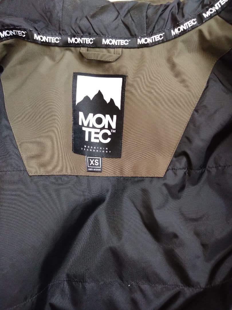 MONTEC アノラックジャケット オリーブグリーン/グレー