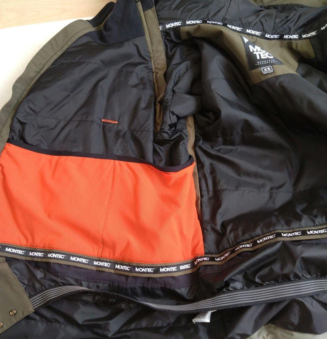 MONTEC アノラックジャケット オリーブグリーン/グレー