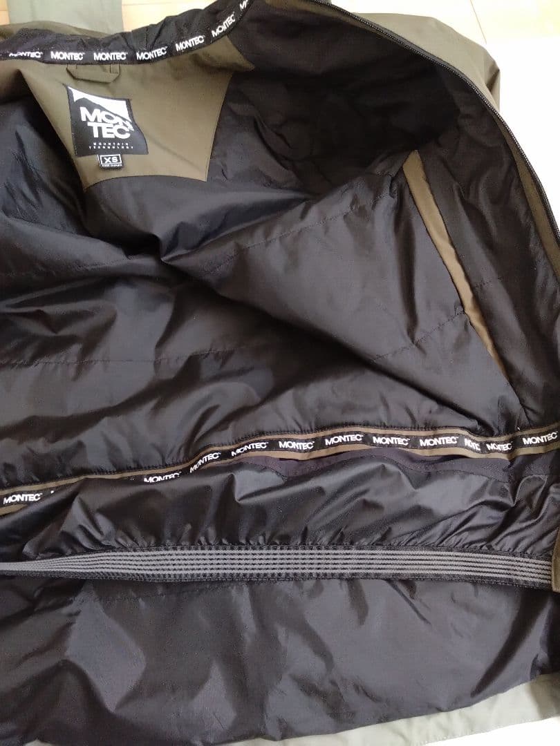 MONTEC アノラックジャケット オリーブグリーン/グレー