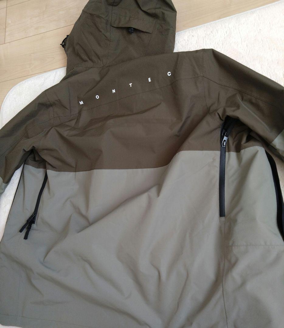 MONTEC アノラックジャケット オリーブグリーン/グレー