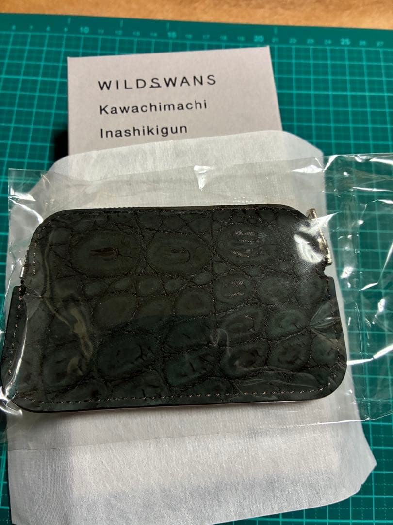 新品未使用　限定完売　ワイルドスワンズ　ヌバッククロコ　ミナス　グリーン