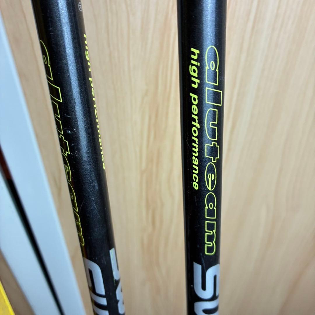 【送料込】KAZAMA テレマークスキー板　ポール　セット　山スキー