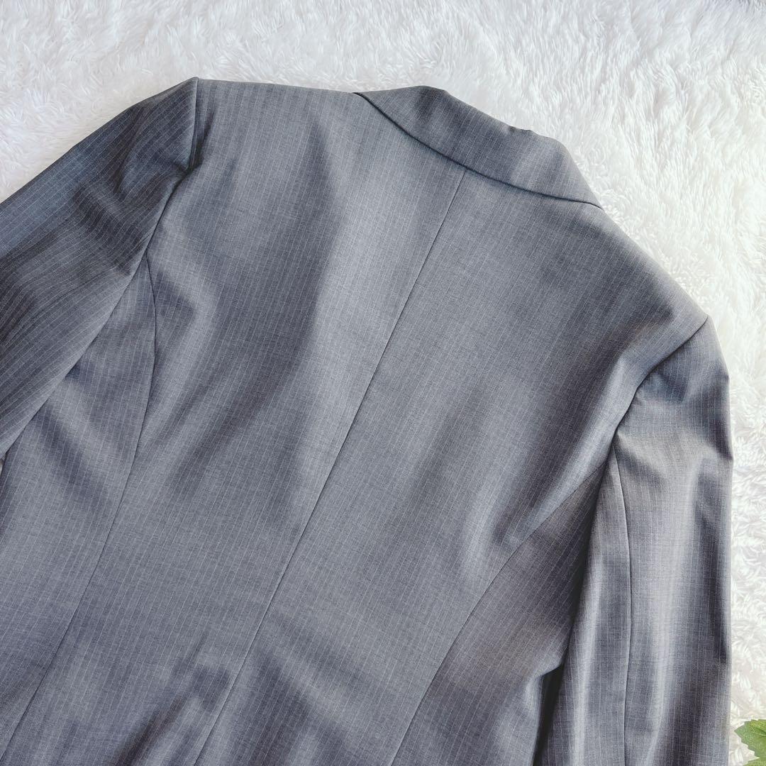 美品✨P.S.FA パンツスーツ セットアップ グレー 大きいサイズ XL