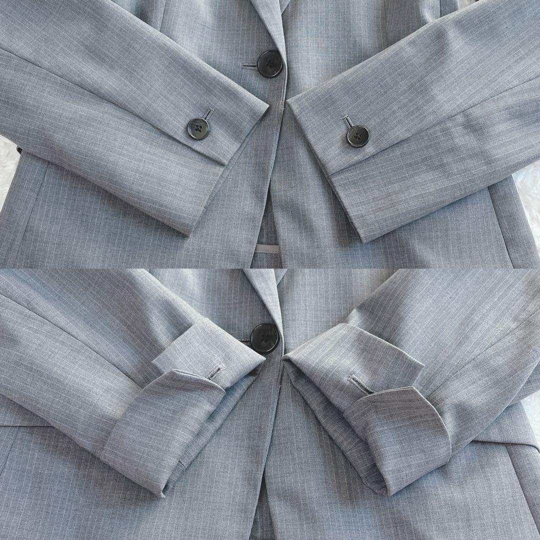 美品✨P.S.FA パンツスーツ セットアップ グレー 大きいサイズ XL