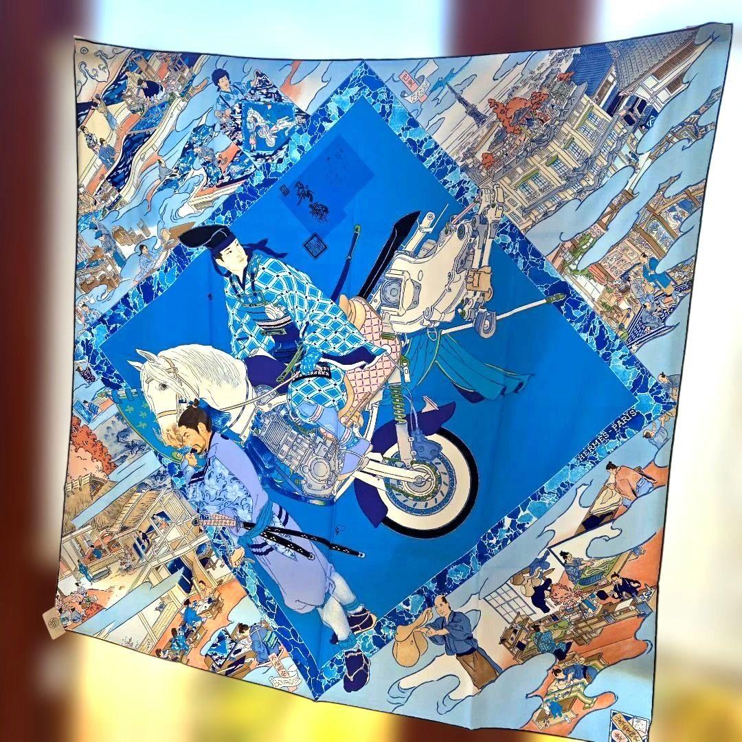 新品未使用タグ付き。 エルメススカーフ カレ90 エルメスの職人たち。