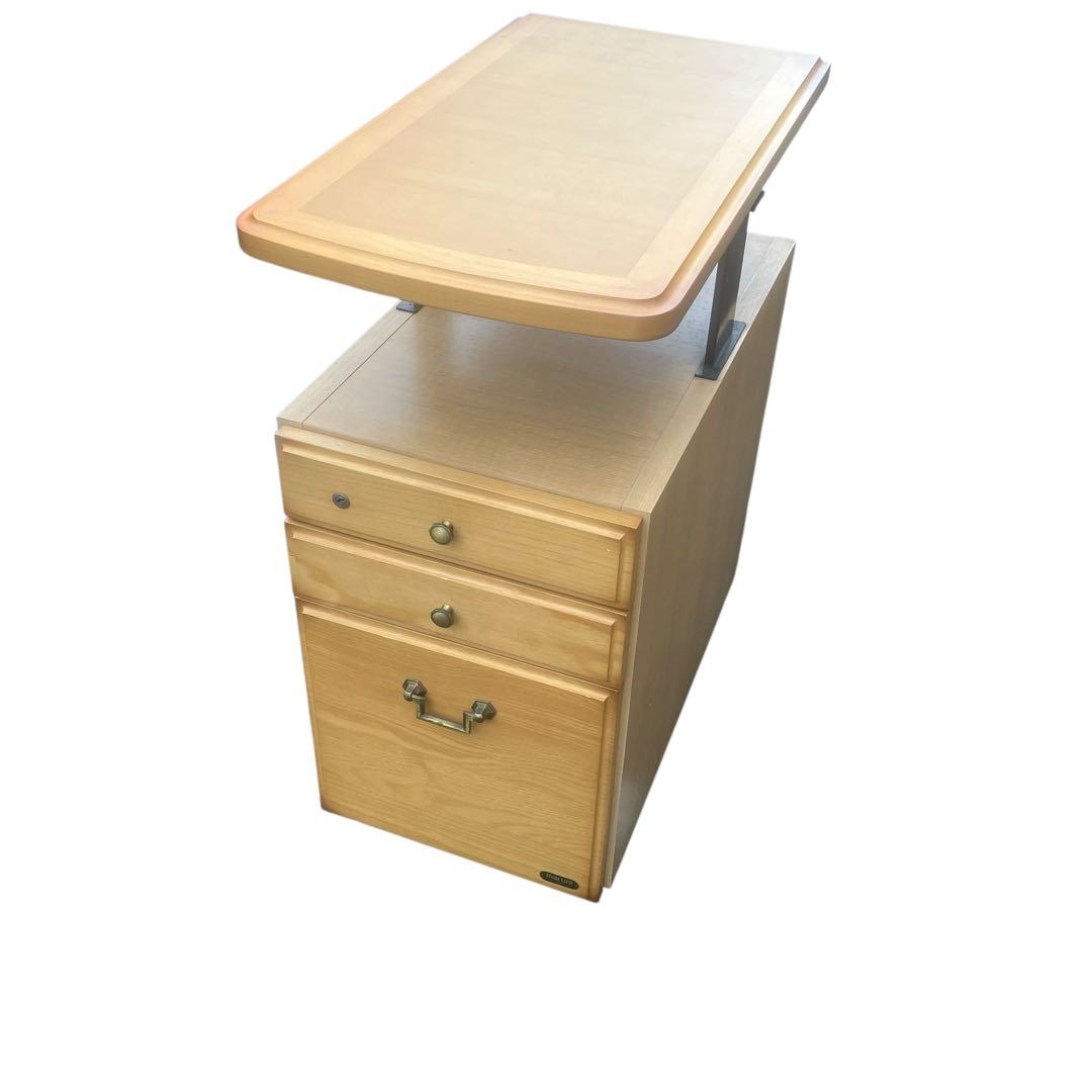 レア！　maruni マルニ家具　３段チェスト　学習机 サイドテーブル　テーブル