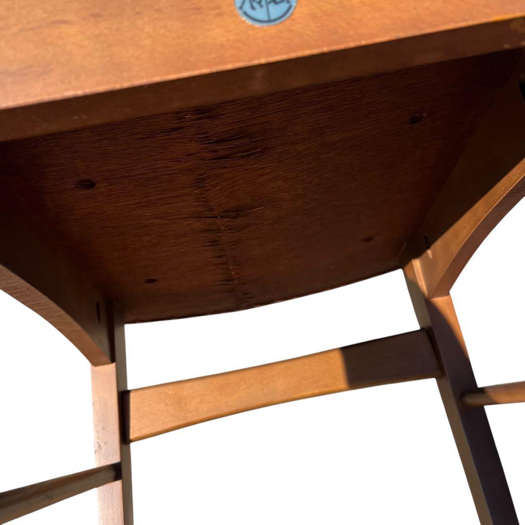 HAMAMOTO（ハマモト）製 木製ダイニングチェア 4脚セット　赤