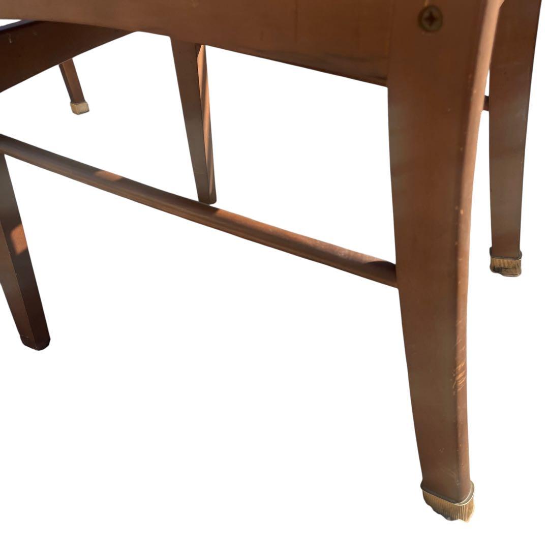 HAMAMOTO（ハマモト）製 木製ダイニングチェア 4脚セット　赤