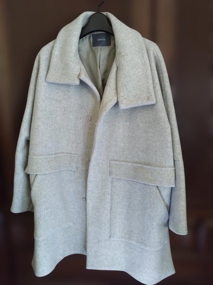 KOFTA グレー オーバーサイズコート
