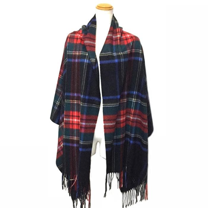 残り僅か大幅値下70㎝×200超大判100%カシミヤストールマフラー新品BK