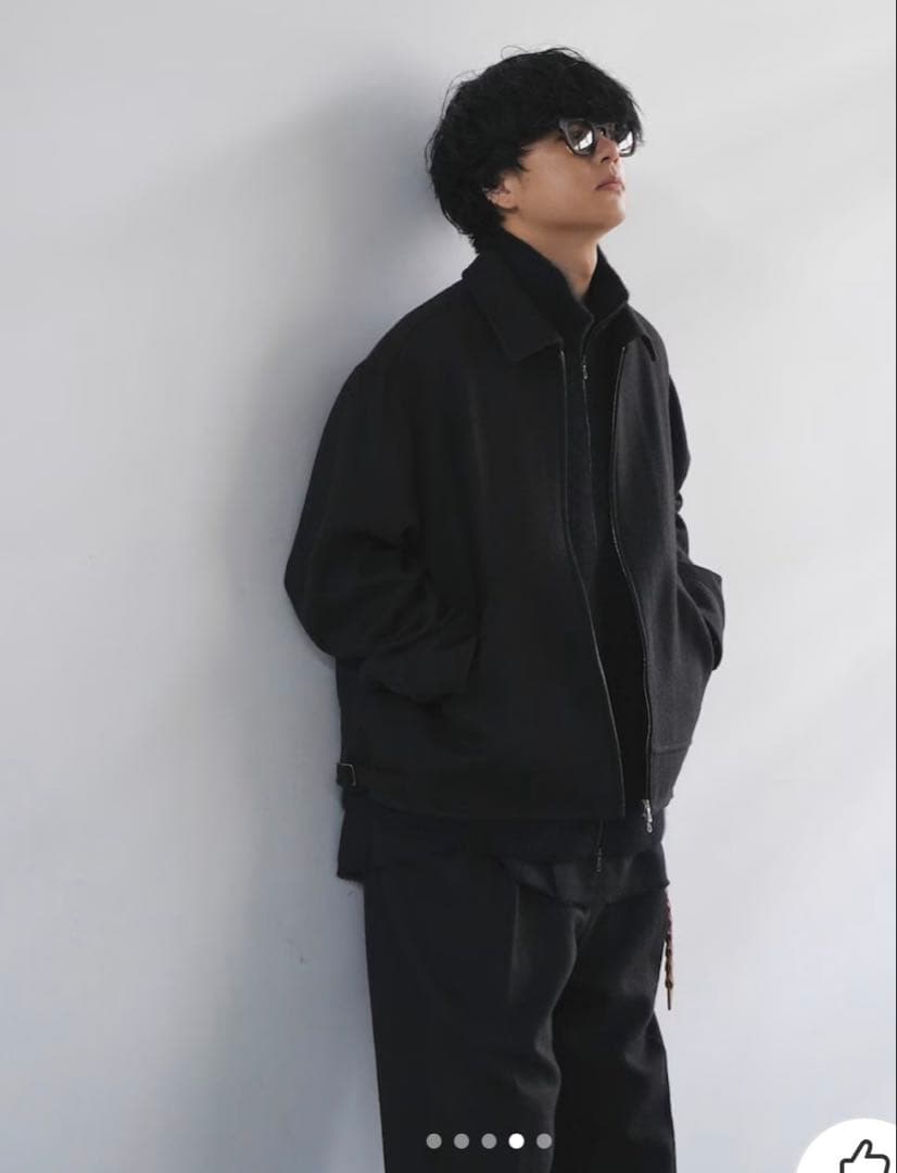 LIDNM リドム PREMIUM SHETLAND BLOUSON Sサイズ