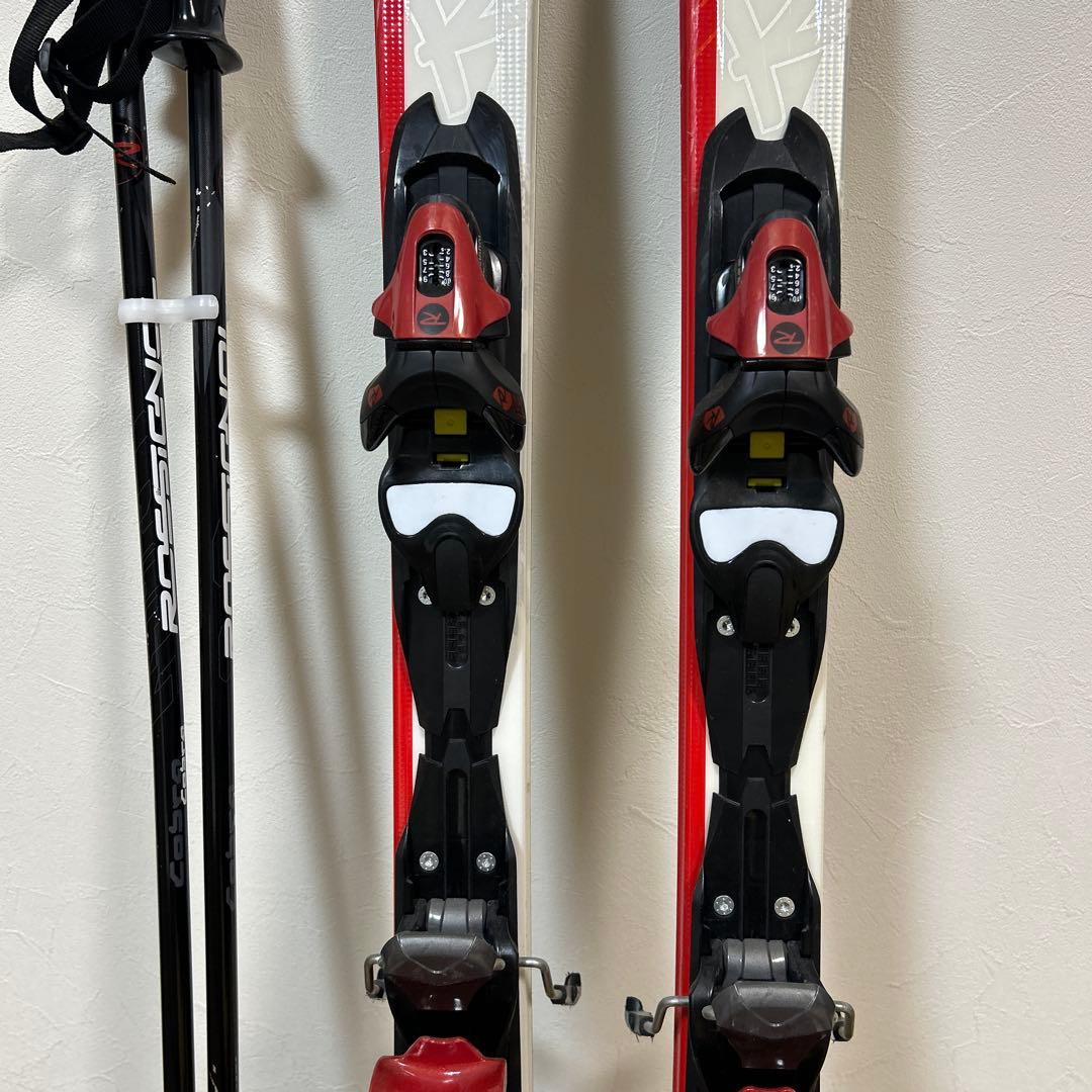 ROSSIGNOL Epic スキーセット 赤白