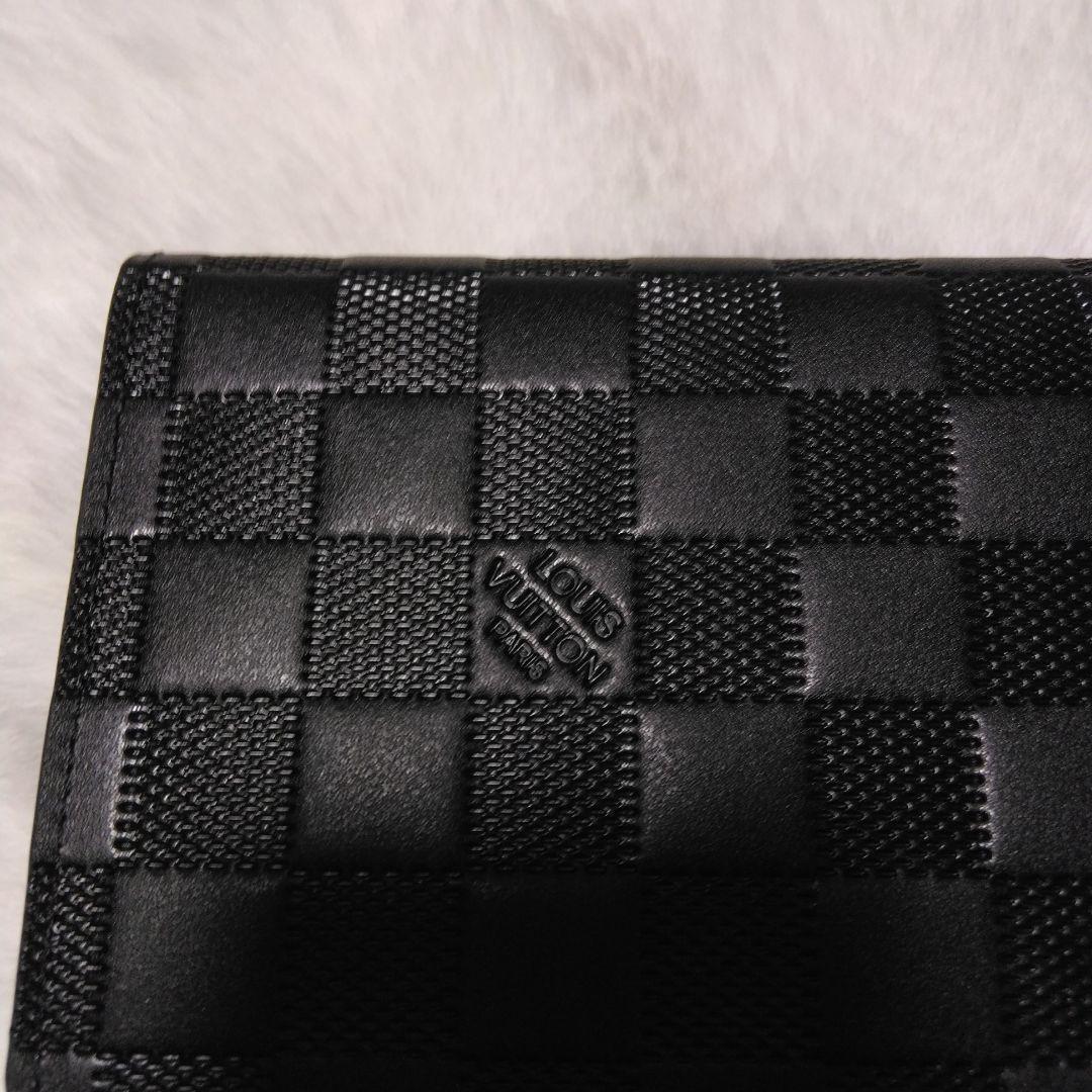 【未使用】ルイヴィトン　ブラザ　ダミエアンフィニ　ブラック　長財布　大容量