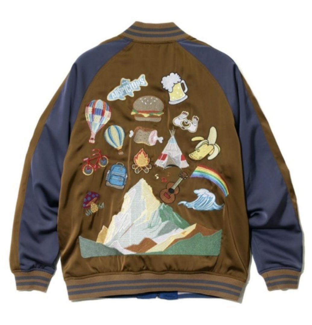 ゴースローキャラバン☆エステルサテンリバーシブルスーベニアJKT☆Ｌサイズ 新品