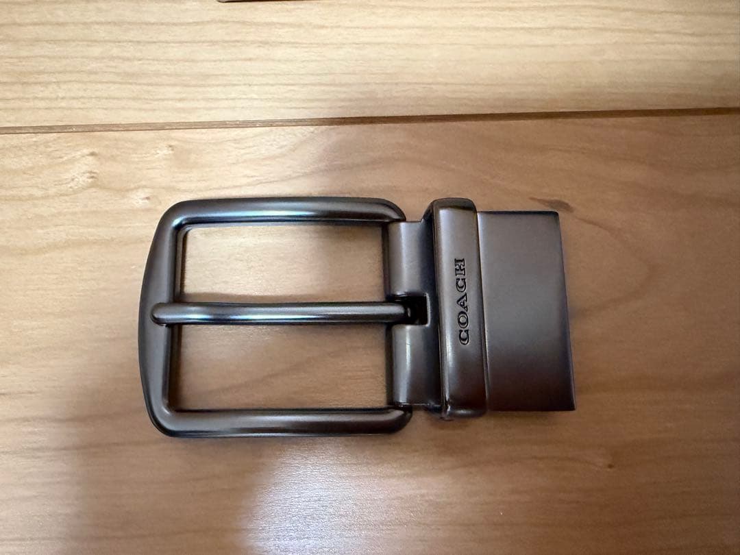 新品未使用 COACH コーチ ベルト ブラックレザー