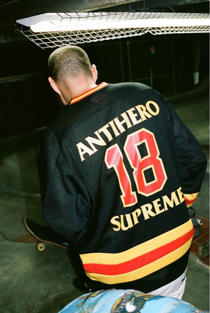 トップス Supreme x ANTIHERO Ozzy Hockey Jersey XL