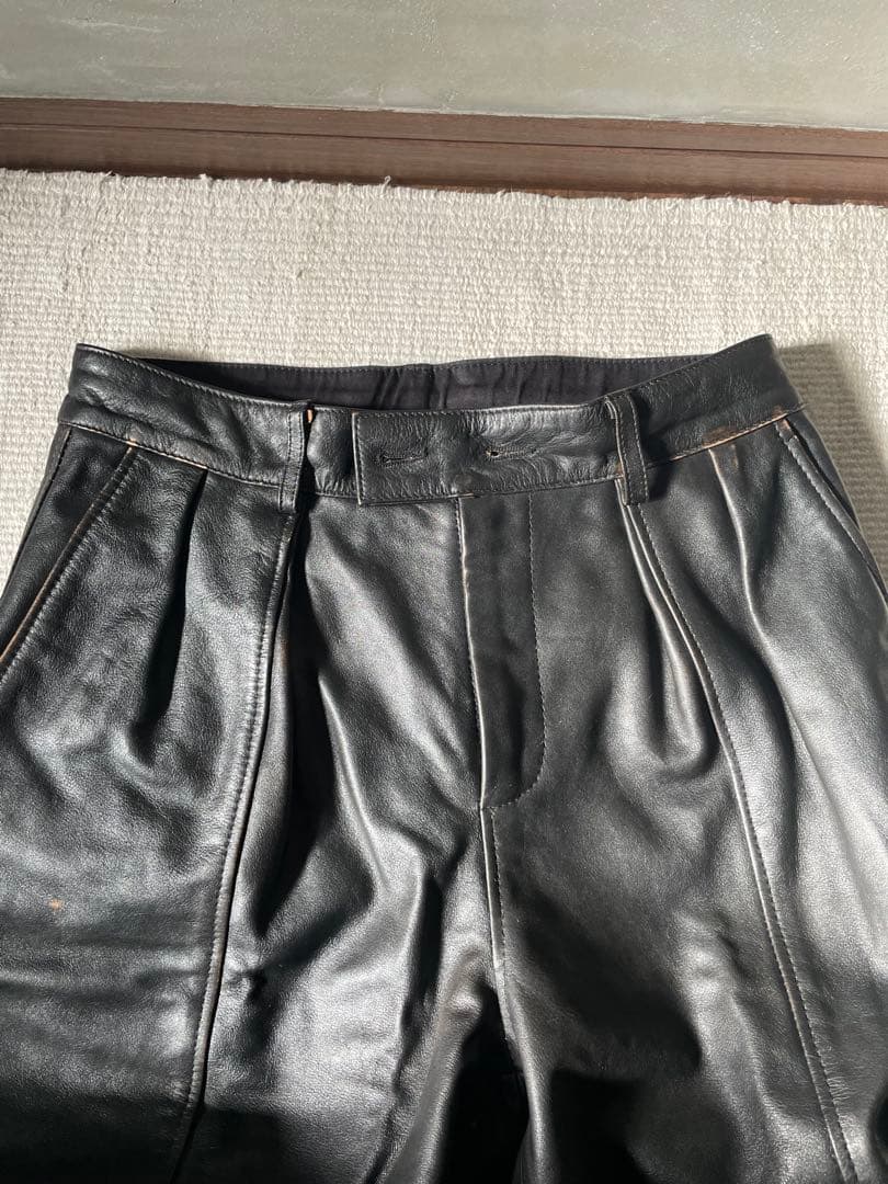 CCU レザー ブラック パンツ Size2