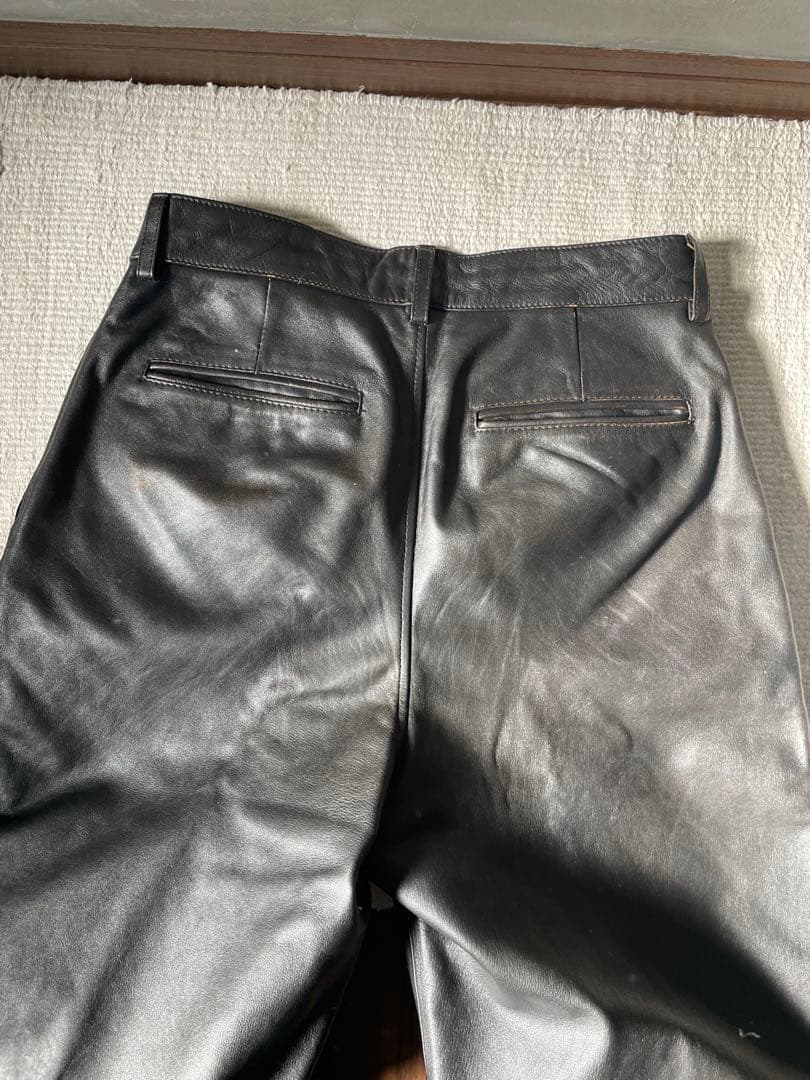 CCU レザー ブラック パンツ Size2
