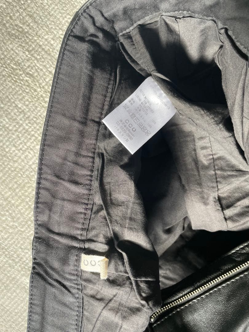 CCU レザー ブラック パンツ Size2