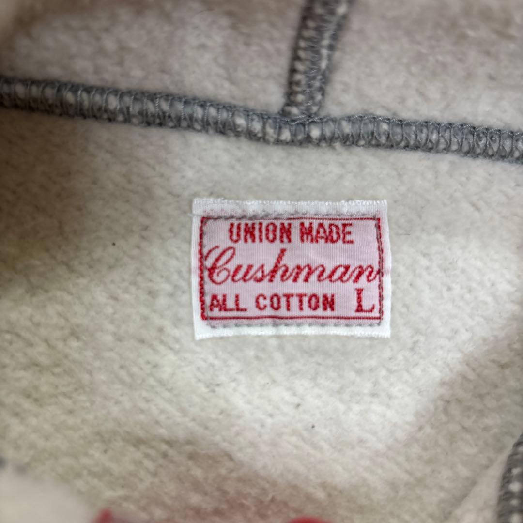 希少！CUSHMANクッシュマン ヴィンテージレプリカ スウェットボタンパーカー