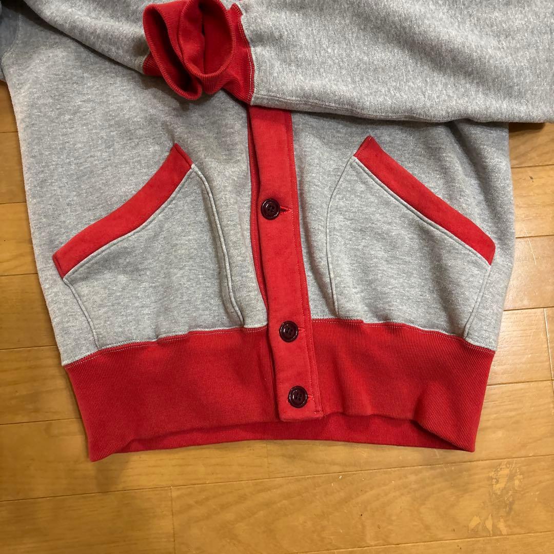 希少！CUSHMANクッシュマン ヴィンテージレプリカ スウェットボタンパーカー