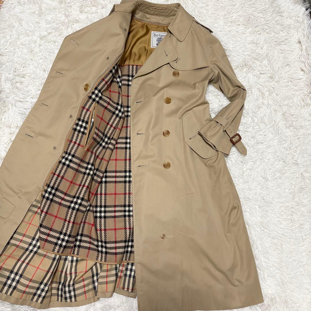 バーバリー トレンチコート ノバチェック ライナー付 ベージュ 着丈112cm