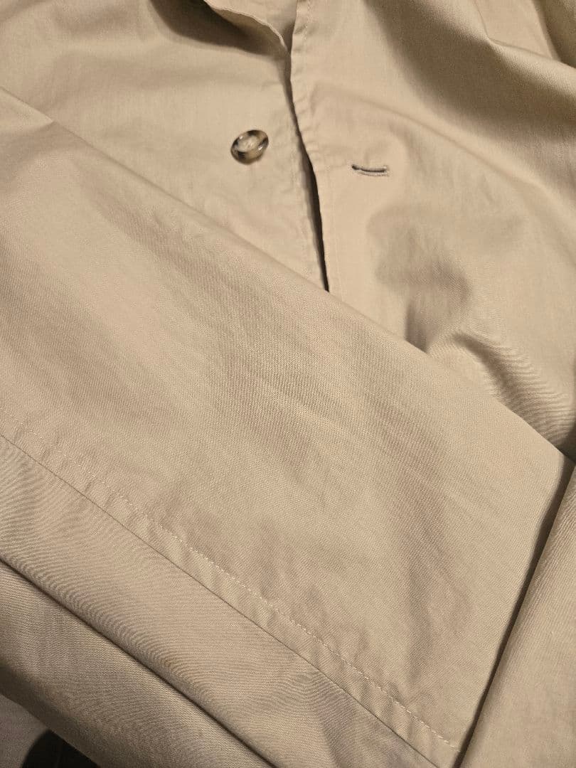 正規品・美品 PRADA コットンベージュ ステンカラーコート ヴィンテージ
