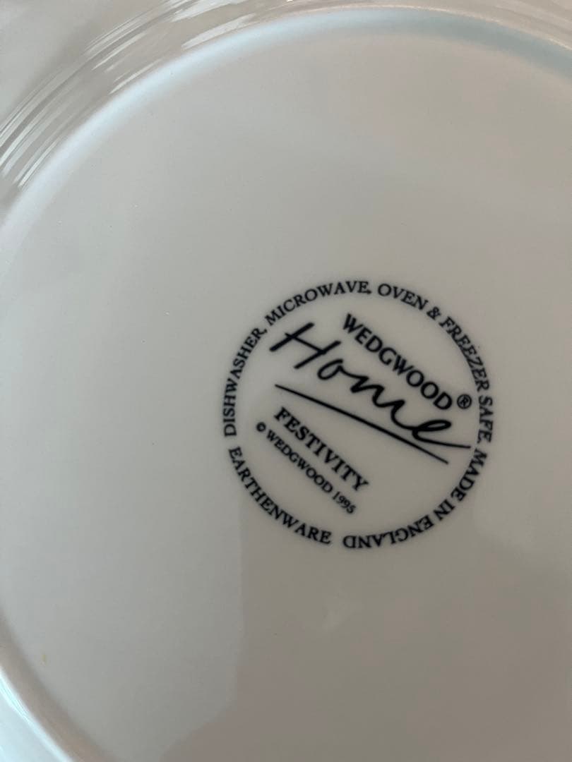 ウェッジウッド　ホーム　ディナーセット21点　フェェスティビティ　クリスマス