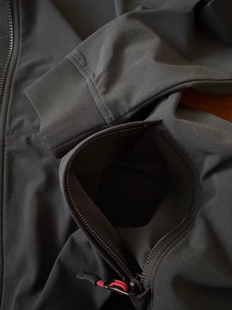 24AW ブリーフィングゴルフ　ストームフリースブルゾン黒L