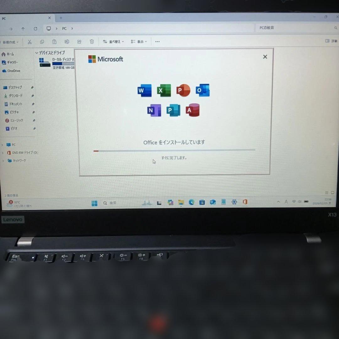 Windowsノート本体 Thinkpad X13 Gen1 Intel Core i5