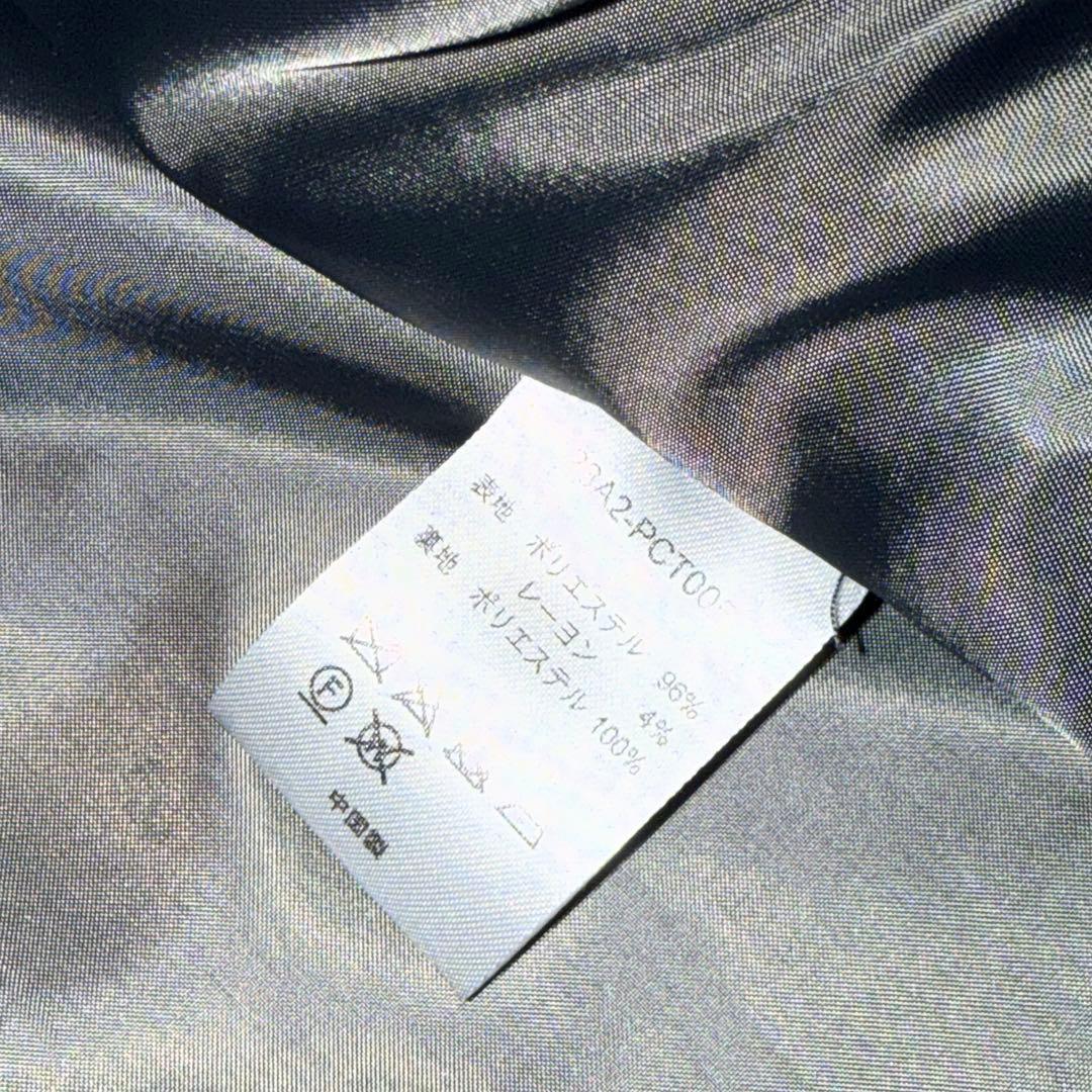 ピヌエ　pinue ビックポケットショートコート　グレー