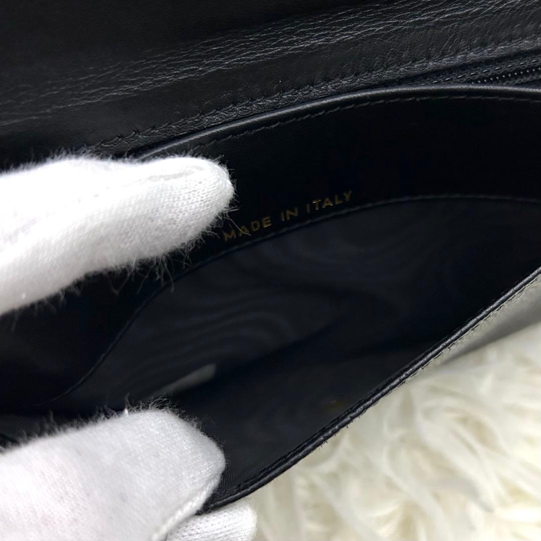 【美品】CHANEL シャネル ココマーク キャビアスキン ブラック