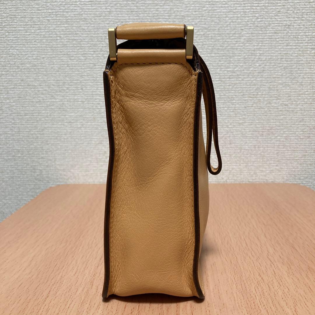 【美品】HIROFU ヒロフ レザー ワンショルダーバッグ ハンドバッグ 肩掛け